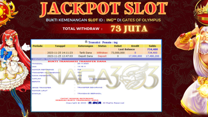 bukti jp naga303 #693