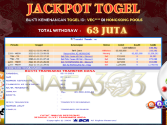 bukti jp naga303 #637