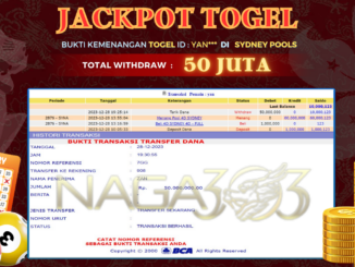 BUKTI JP NAGA303 #774